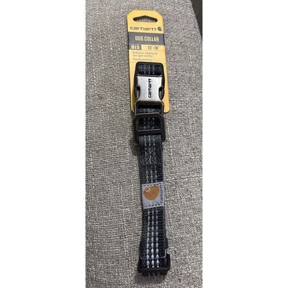 Carhartt Dog Collar Reflective Stitching Neck Size 12”- 18” Medium New - Picture 3 of 6